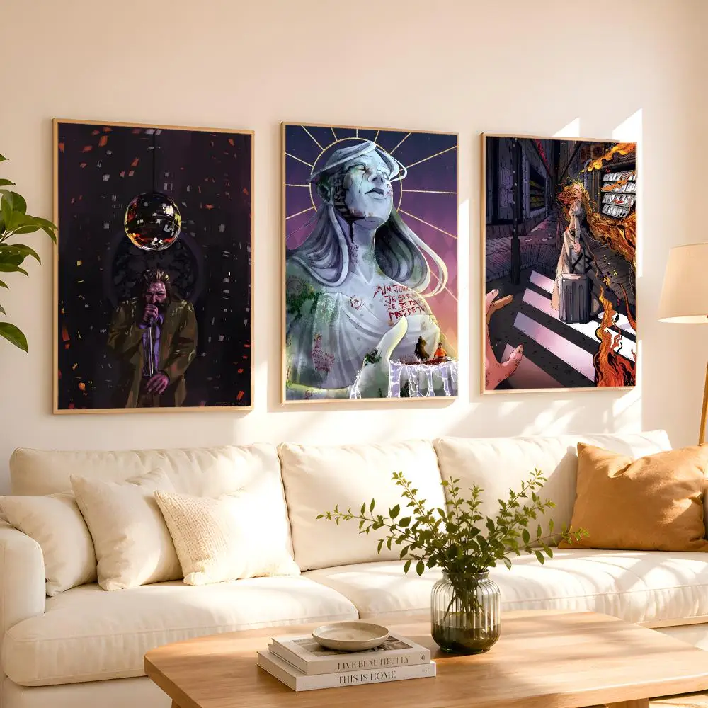 Ad Astra D-Disco Elysium Poster 1PC HD Matte Peel And Stick Wall Decor For Bedroom Living Room Dorm Office