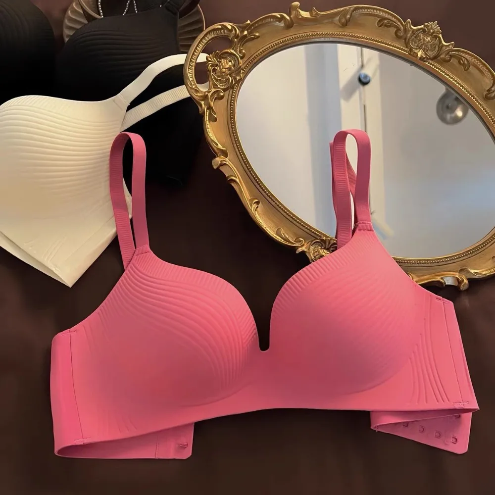 Sexy Wireless Bras for Women Thin Comfort push Up Bras Anti-sagging Soft Seamless Bra Summer