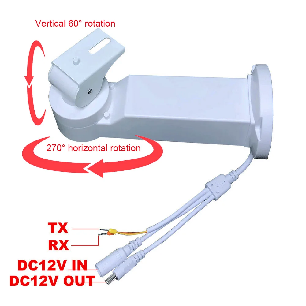 P/T Bracket 270° Horizontal Rotation 60° Vertical for IP Camera