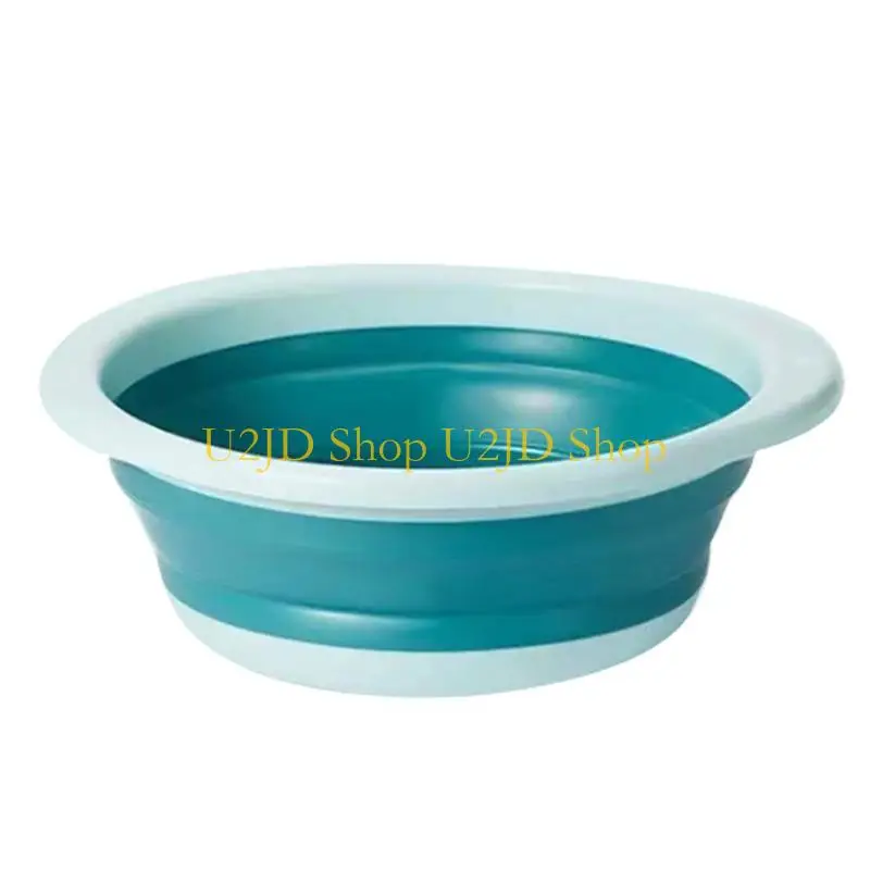 U2JD Multi-Purpose Folding Collapsible Wash Basin Lightweight Portable Face Basins Foldable for Camping Dish Washing Tub and RV