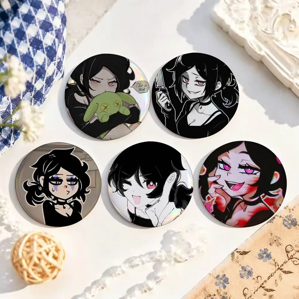 Ashley Graves Leyley Coffin  25mm 32mm 44mm 58mm Anime Badges Brooches DIY Pins Decorations Birthday Gifts