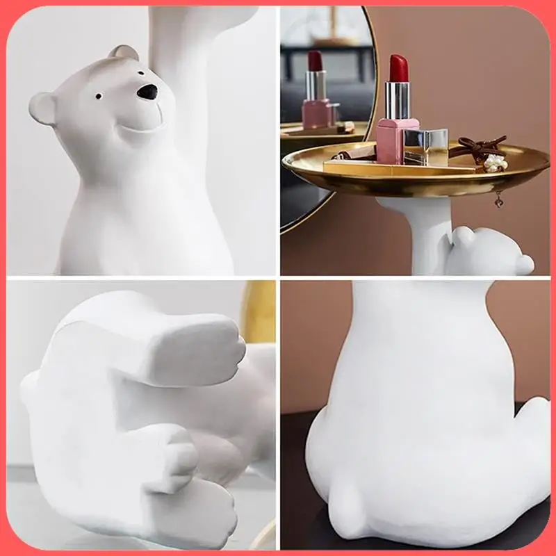 

AA89-Key Tray For Entryway Table, Jewelry Tray, Cosmetic Storage Tray, Multi-Purpose Decorative Storage Tray Durable Easy To Use