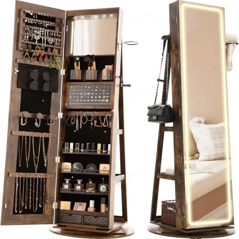 Stehender Schmuckschrank mit S – Full Length Mirror Jewelry Armoire Bewertung und Preis