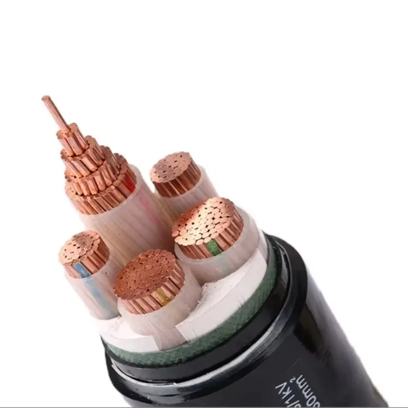 

【From China】Industrial Power Station Use XLPE Insulated Electric Power Cable Wire 3/4 Core 50/70/95/120/150mm2 Pure Copper Condu