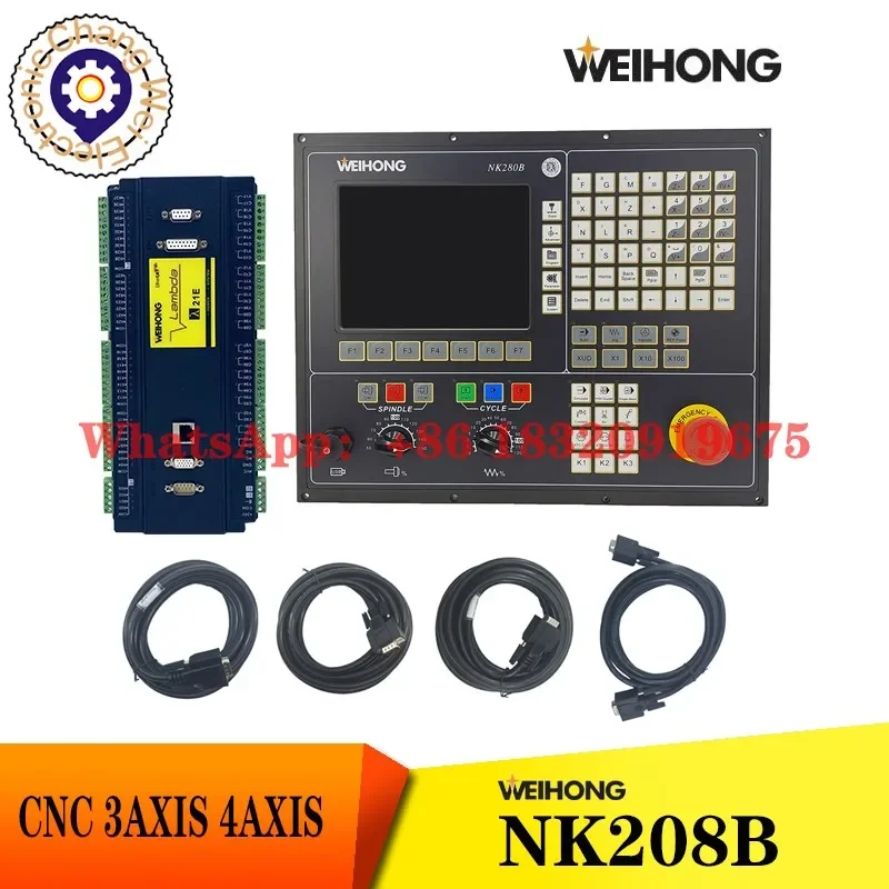CNC NK280B Lambda21E Oprogramowanie kontrolera NC Studio V10 3-osiowy 4-osiowy ATC Zintegrowany system sterowania wrzeciona System magistraliCyclmotion