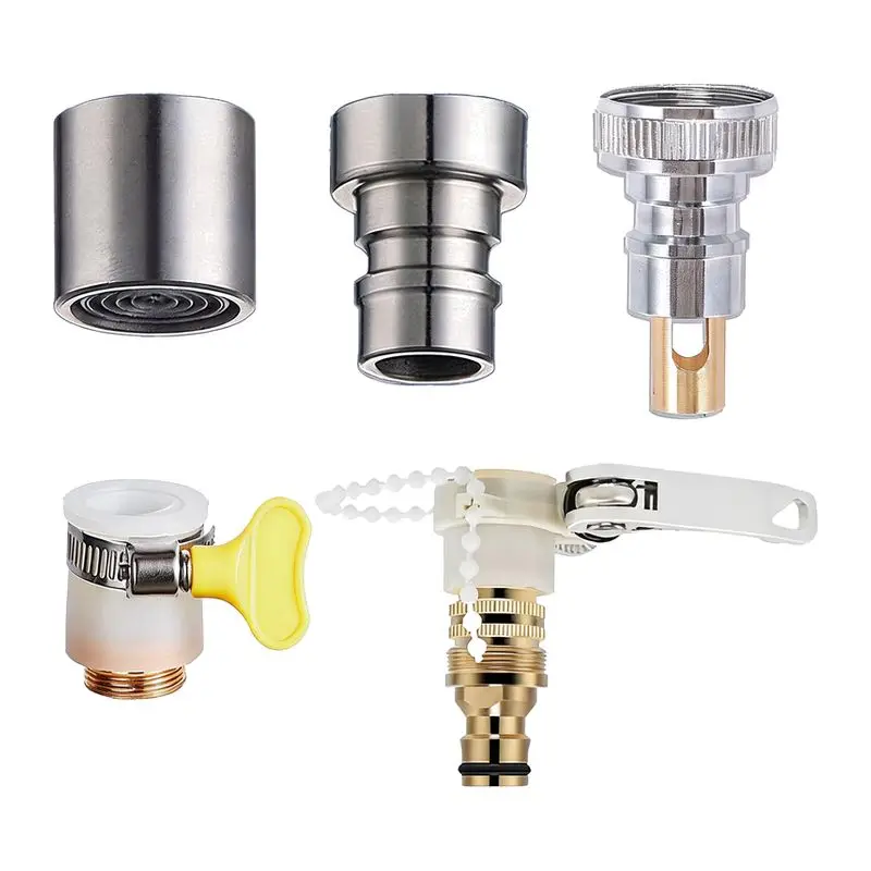 **Thickened Filter Water Nozzle, Quick-Open Automatic Water Stop Tap Head for Mop Pool & Washing Machine**