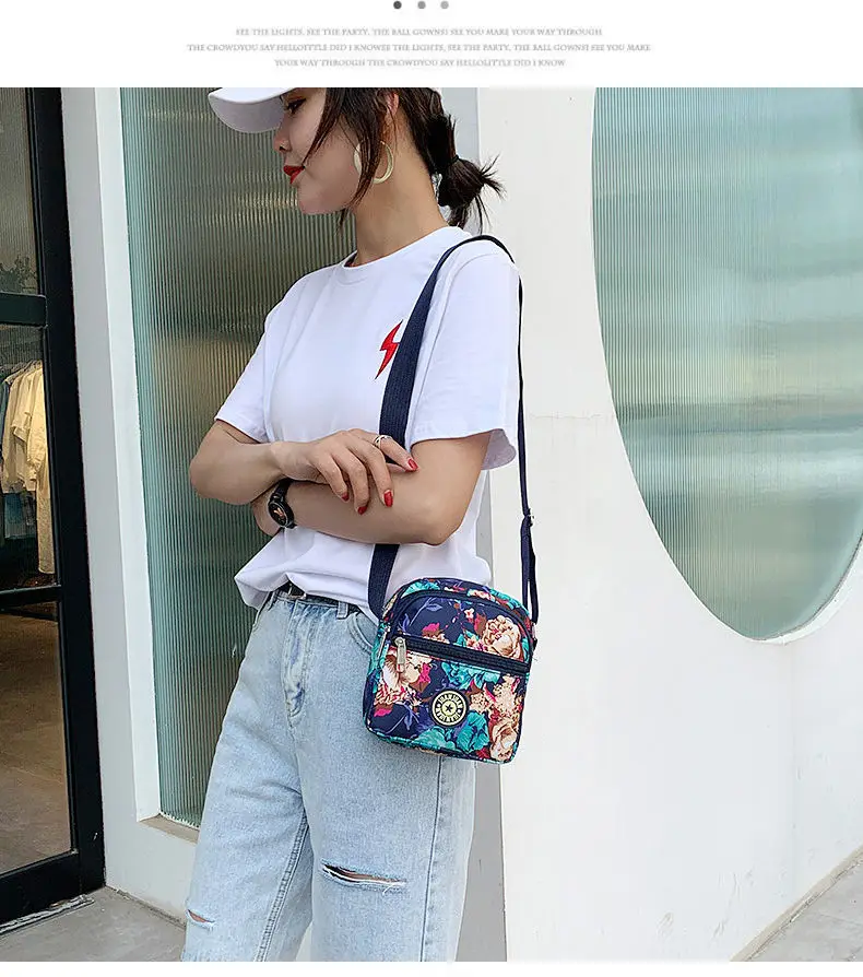 Fashion Women Small Bags Square Shoulder Crossbody Bag Simple Canvas Women Messenger Bags Female Daily Phone Coin Purse