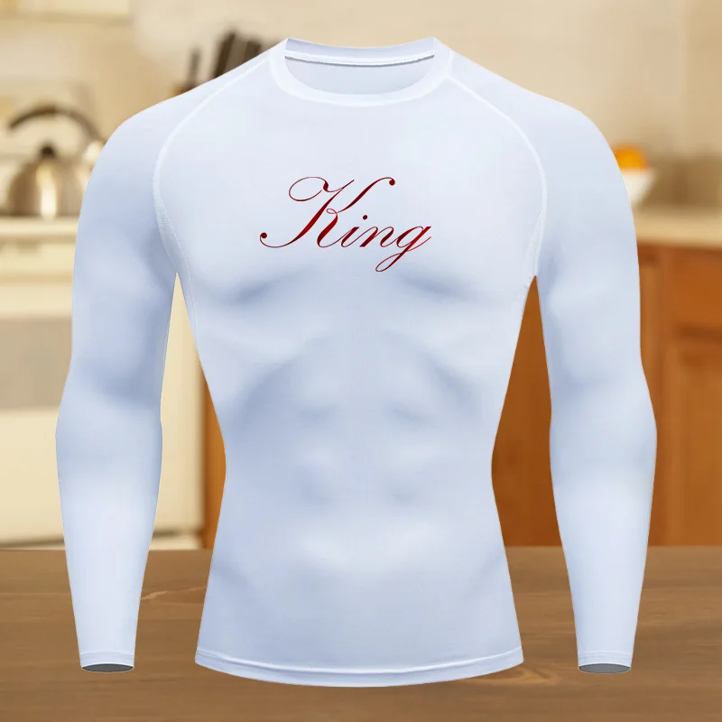 قمصان ضغط جرافيك للرجال في صالة الألعاب الرياضية والجري، تي شيرت صيفي رياضي سريع الجفاف، تي شيرت بأكمام قصيرة للحماية من الطفح الجلدي