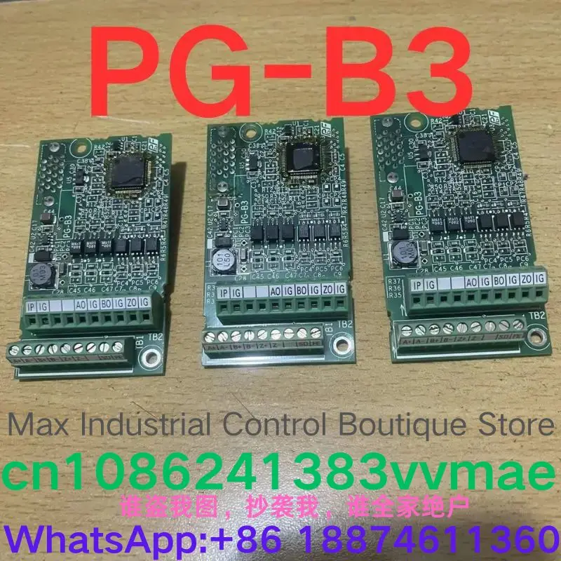 Second Hand Test OK Frequency Converter PG Card PG-B3 for Industrial Use Quality Assured