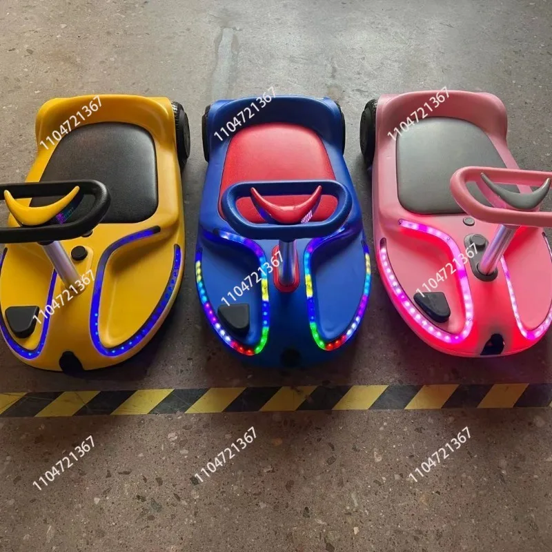 Electric power twisting car Removable lithium battery Anti-rollover three-wheel yo-yo car Kart