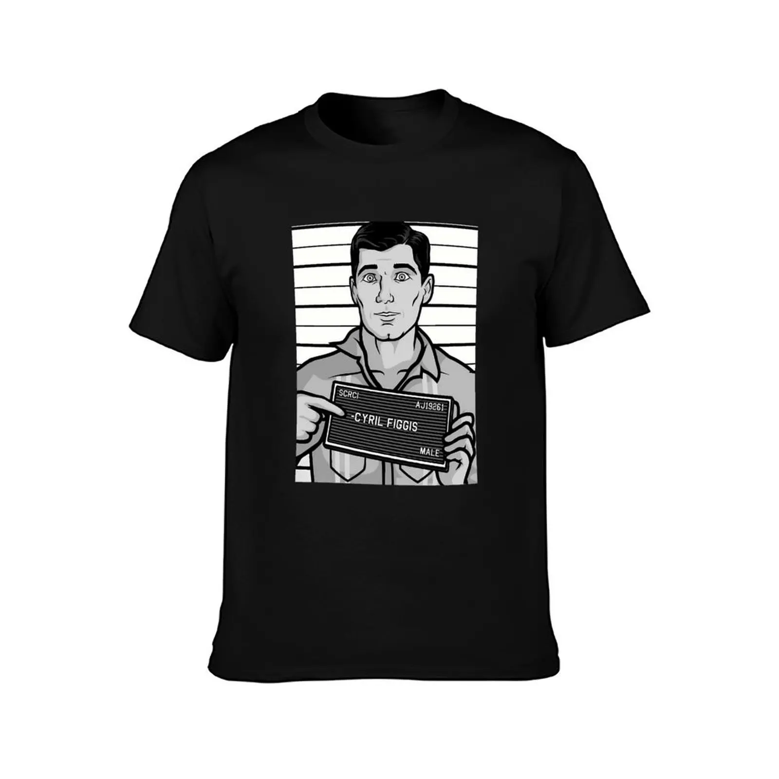 Sterling Archer Mugshot T-Shirt Plus Size Non-Shrink T-Shirt