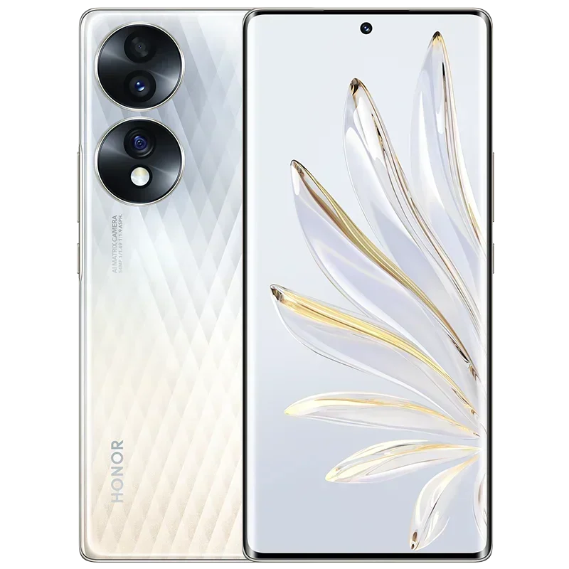 Honor 70 5G SmartPhone CPU Snapdragon 778G+ 6.67inch 120Hz refresh rate 4800mAh Battery Used Phone