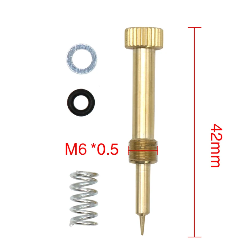 ZSDTRP Carburetor Air Mixing Screw Idle Speed Adjusting Screw for Mikuni VM22 Carb Yamaha YBR 125 ATV