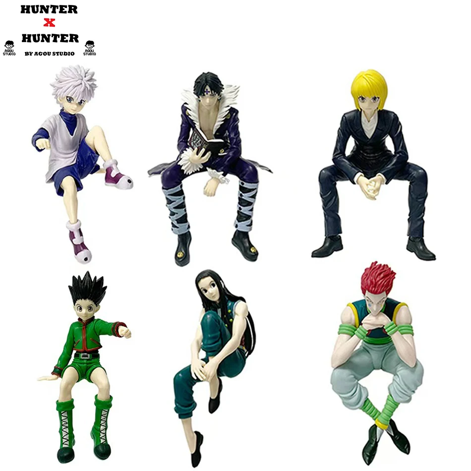 15cm Hunter x Hunter Anime Figure Phantom Troupe Hisoka Action Figure Noodle Stopper Room Decoration Noodle Stopper PVC Model To