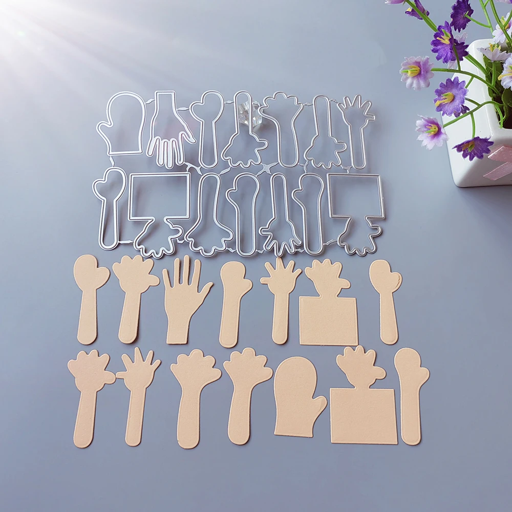 

New and beautiful 14 kinds of hands cutting dies scrapbook decoration embossed photo album decoration card making DIY crafts