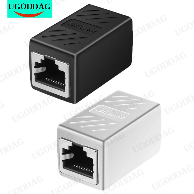 Female to Female Connector RJ45 Ethernet Cable Cat6 6A Cat5 5e Network LAN Adapter Internet Coupler Extender Extension Converter