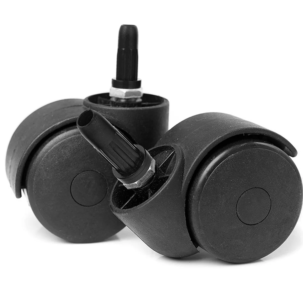 25 Pcs Computer Desk Swivel Chair Wheel Rubber Cover Protective Stool Caster Case Furniture Parts Table Base Attachment