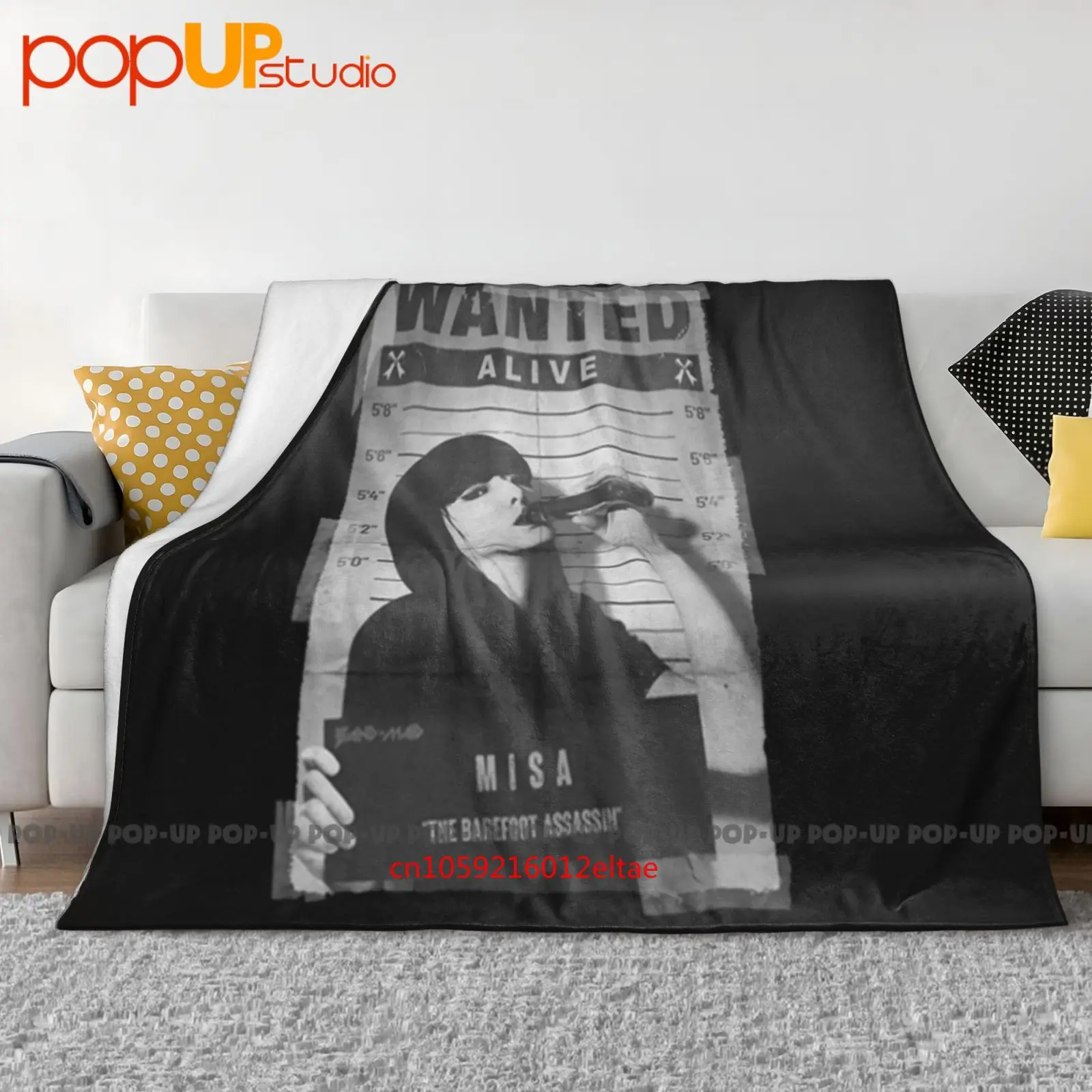 New Trend Band Maid Misa The Barefoot Assassin Rock Ultra-Soft Blanket Quilt Winter Sofa Cover Bed Covers