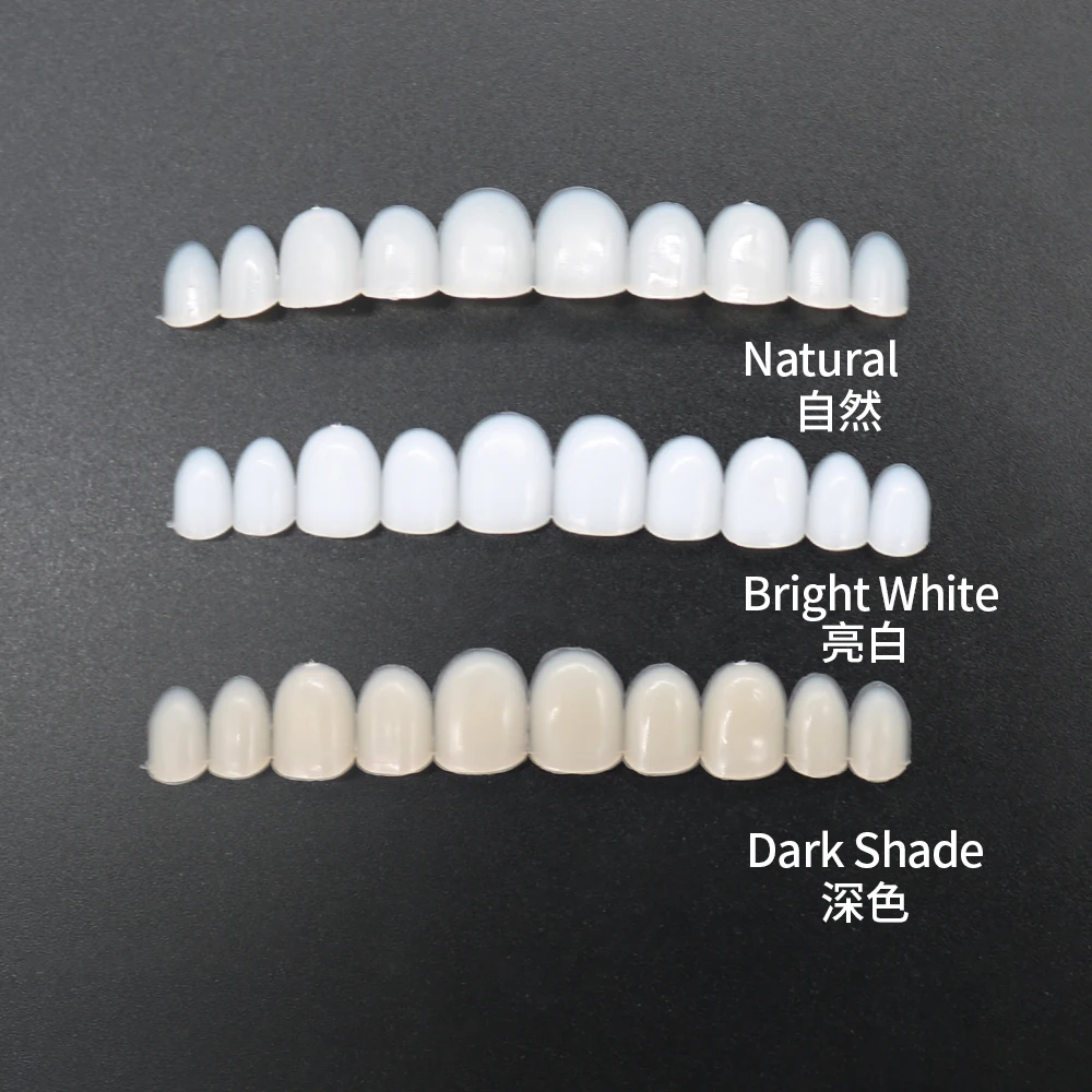 

HBC Dental 1 комплект: высококачественные съемные зубные протезы, временные косметические виниры, накладки для замещения отсутствующих зубов