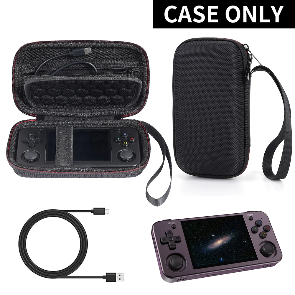 حقيبة تخزين اللعبة لوحدة التحكم المحمولة ، حقيبة حمل واقية محمولة صلبة من إيفا ، حقيبة صغيرة ، RG35XX H RG353M