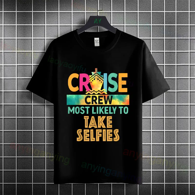 Cruise Crew Family Vacation Graphic T-shirt with 