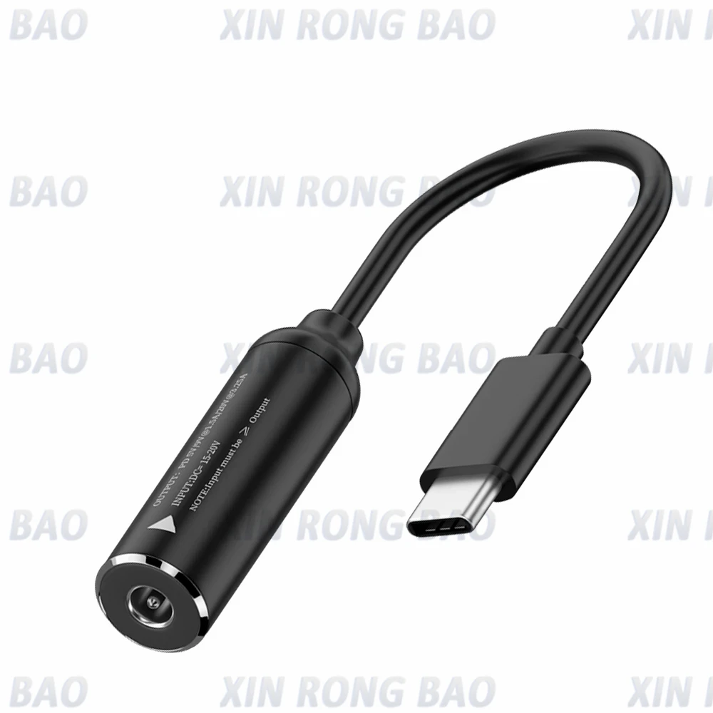 Imagem -05 - Adaptador de Cabo de Carregamento Rápido pd dc para Usb c Conversor tipo c 65w 5.5x5.5 mm 7.4x4.5 mm 4.5x3.0 mm