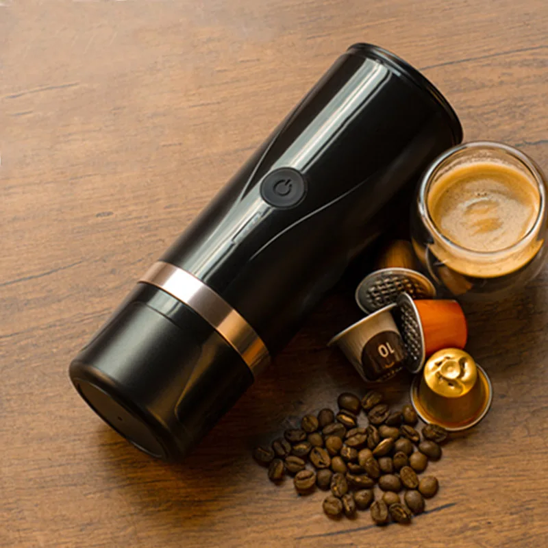 

Portable luxury coffee machinePCM01 Portable Battery-Powered Espresso Coffee for Car Outdoor Hotel RV & Household Use-Smal