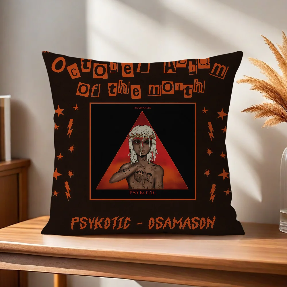 Psycho Rapper OsamaSon Kissenbezug, Sofakissenbezug für Zuhause, Wohnzimmer, Büro, Café, Auto – Detail 6