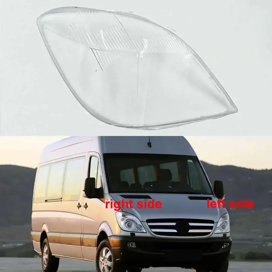 

For Mercedes Benz Sprinter 2008-2012 Headlight Lens Cover Transparent Lampshade Headlamp Shell Plexiglass Auto Replacement Parts