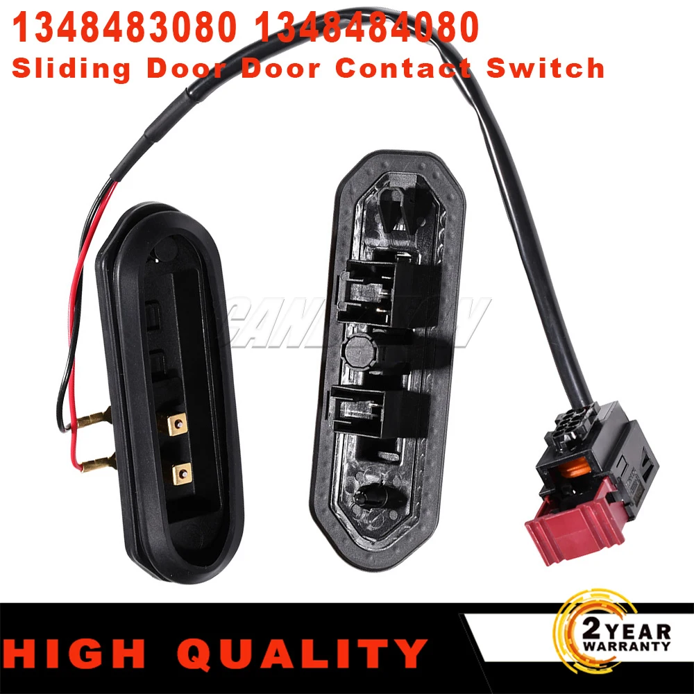 Door Sliding Switch With Contactor Sensor Fit For Fiat/-Ducato/ Jumper Boxer 1348483080 6366C5 2Pin Switch +3Pin Contact Base