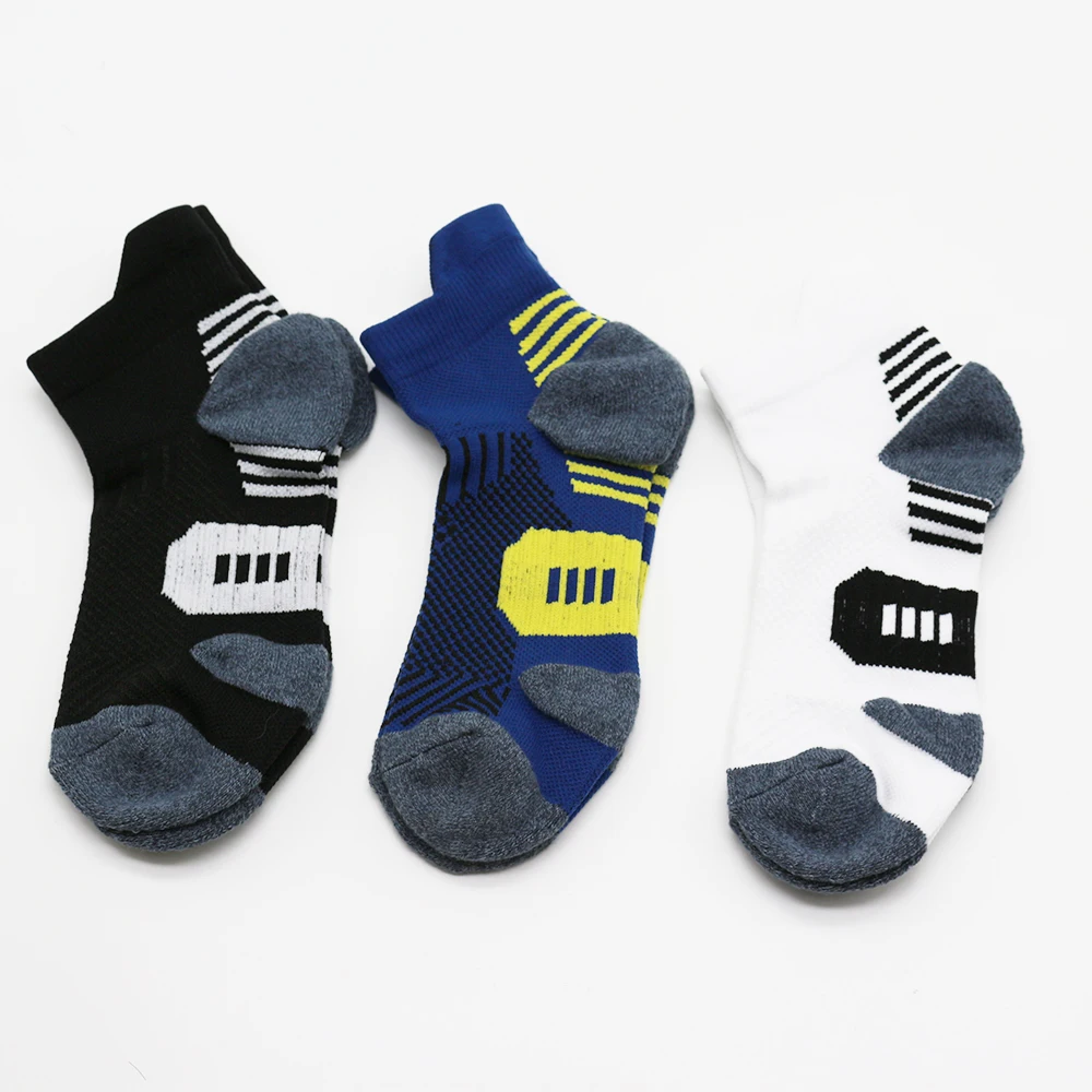 3Pairs Professionelle Sport Fitness Socken Handtuch Unten Nicht-Slip Lauf Socke Männer Frauen Kurze Schnell Trocknend Basketball-Training sox – Detail 11