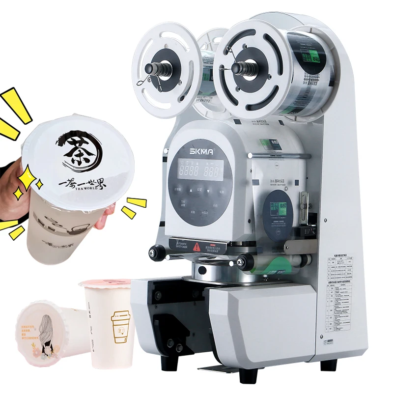 

Автоматическая запечатывающая машина CE, портативная машина для запечатывания пузырьков и чая, пластиковая машина для запечатывания соков