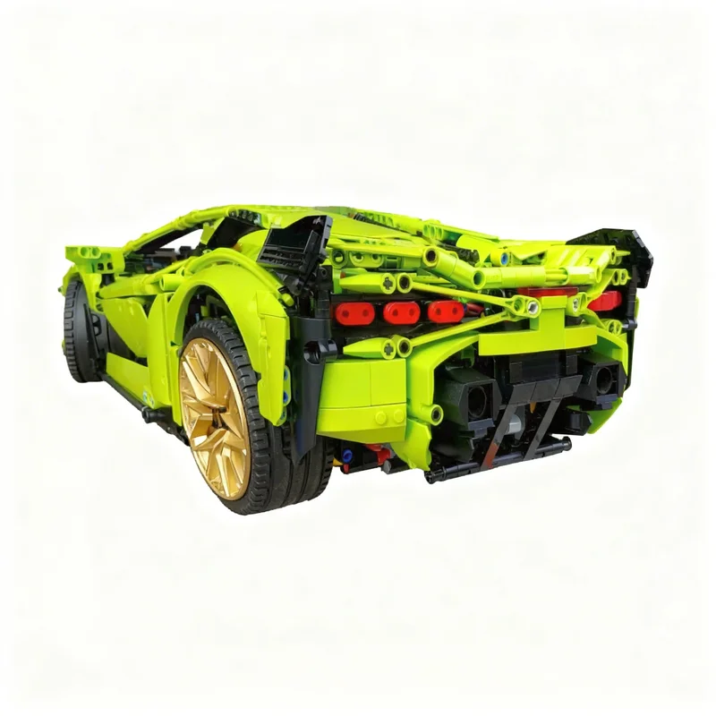 3860pcs MOC Cosmetic Changes Lambo Sian Technical Model Building Blocks Construction Toys Christmas Gift Art Idea Education