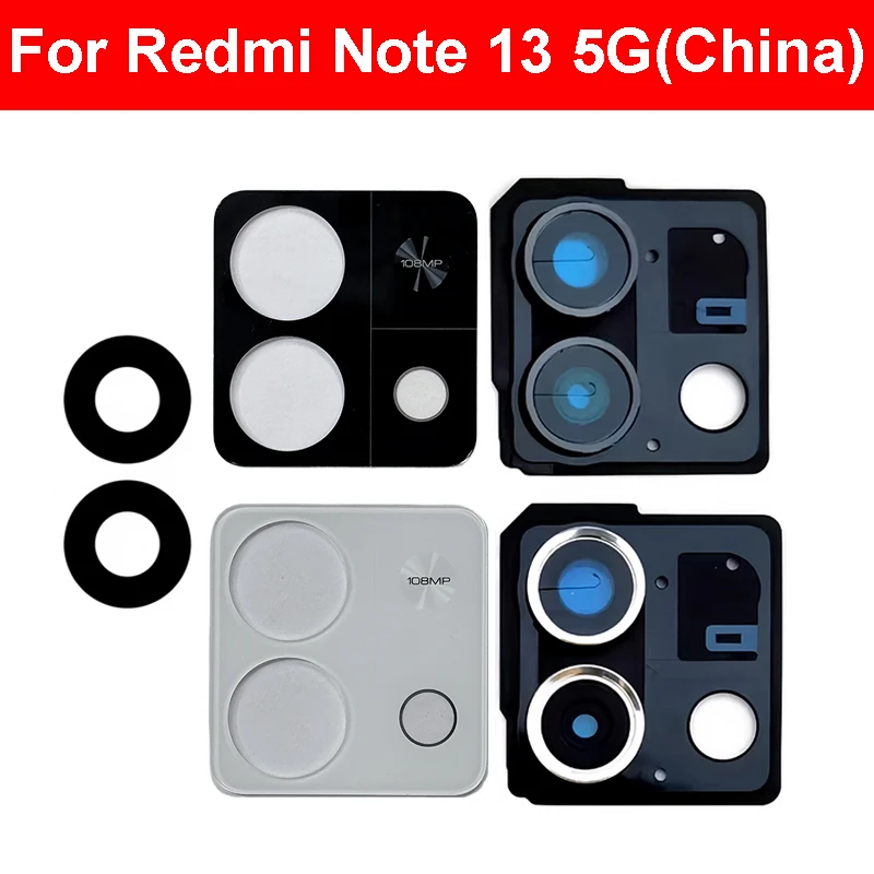 

For Xiaomi Redmi Redmi Note 13 5G Camera Glass Lens Frame Rear Camera Glass Lens Holder Spare Replacement Parts