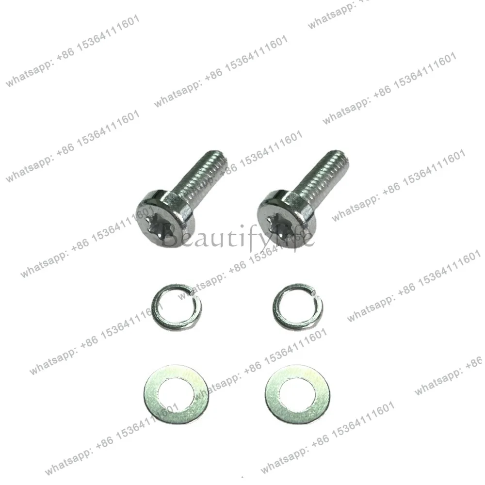 

The idle motor is installed and fastened with Phillips torx screws, nuts, and elastic pads