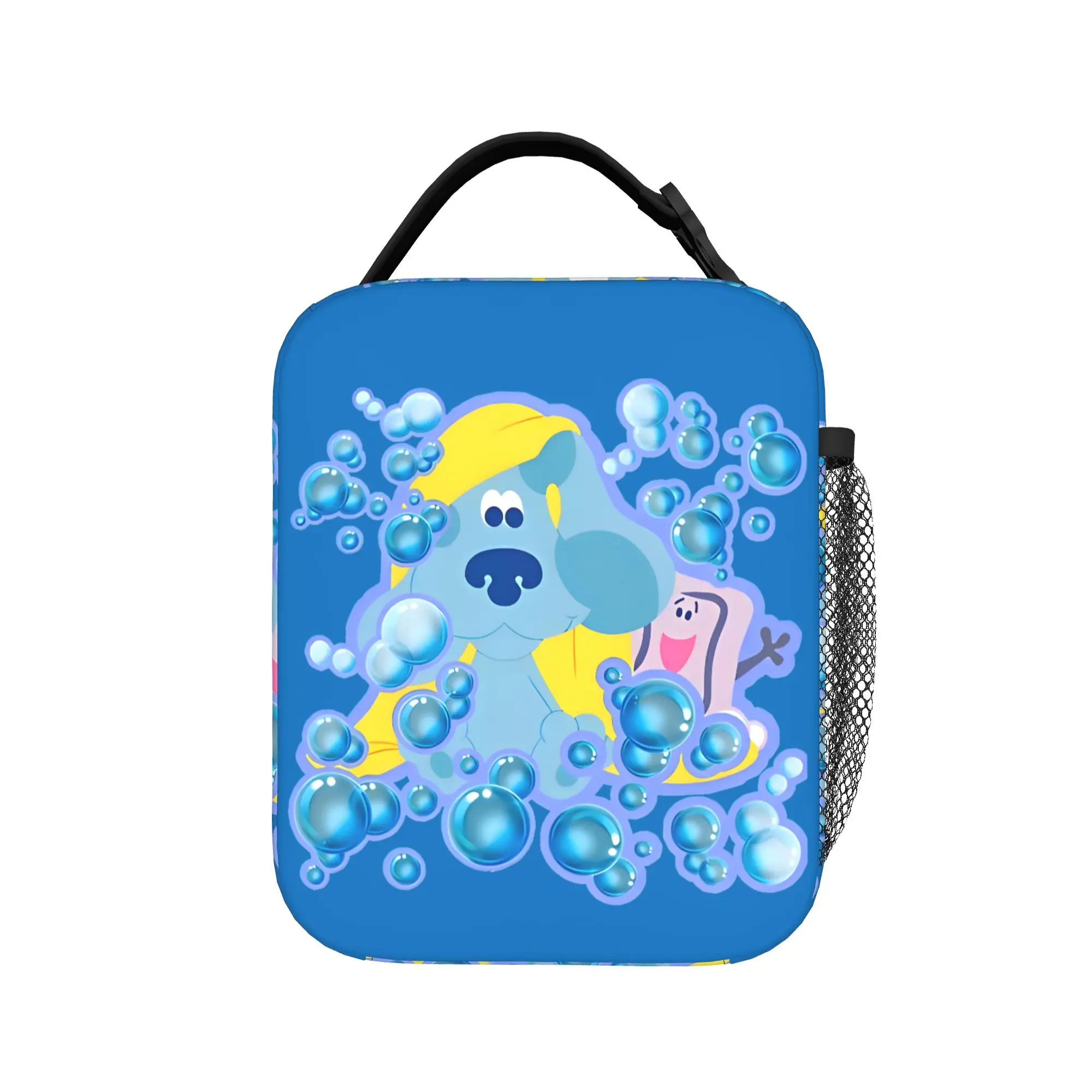 Blues Clues Bubble Bath Insulated Lunch Bag High Capacity  Meal Container Thermal Bag Tote Lunch Box School  Food Handbags