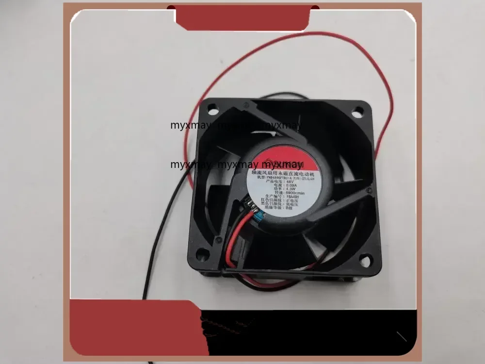 

NEW FAN FOR SUNON PMD4806PTB1-A(2).U.GN Fan DC axial 48VDC 60x60x25mm 61.16m3/h 44dBA ball bearing