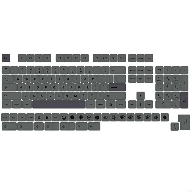 133Key/SET XDA Profile Keycap для механических клавиатур PBT Клавиц Клавки для переключателей y3nd