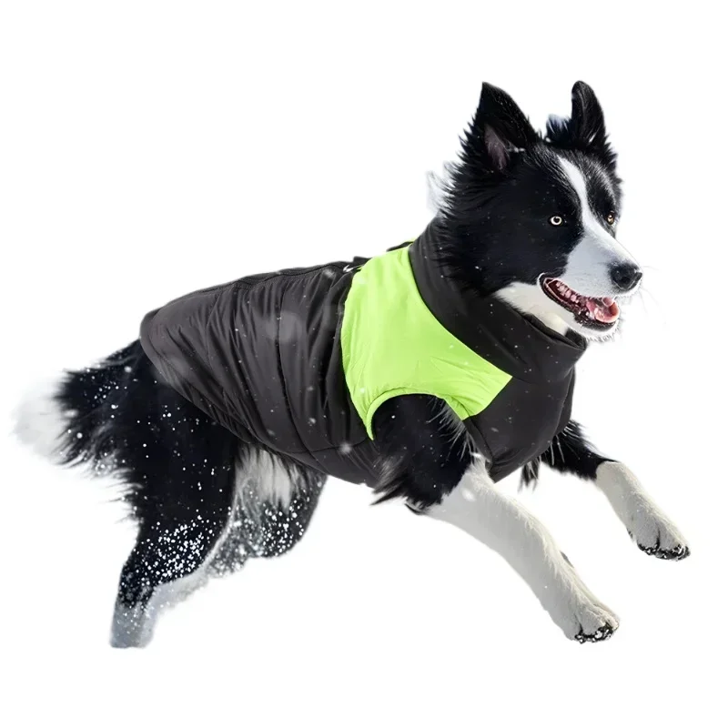 

Autumn and Winter Thickened Warm Dog Windproof Jacket Cotton Vest Pet Clothes