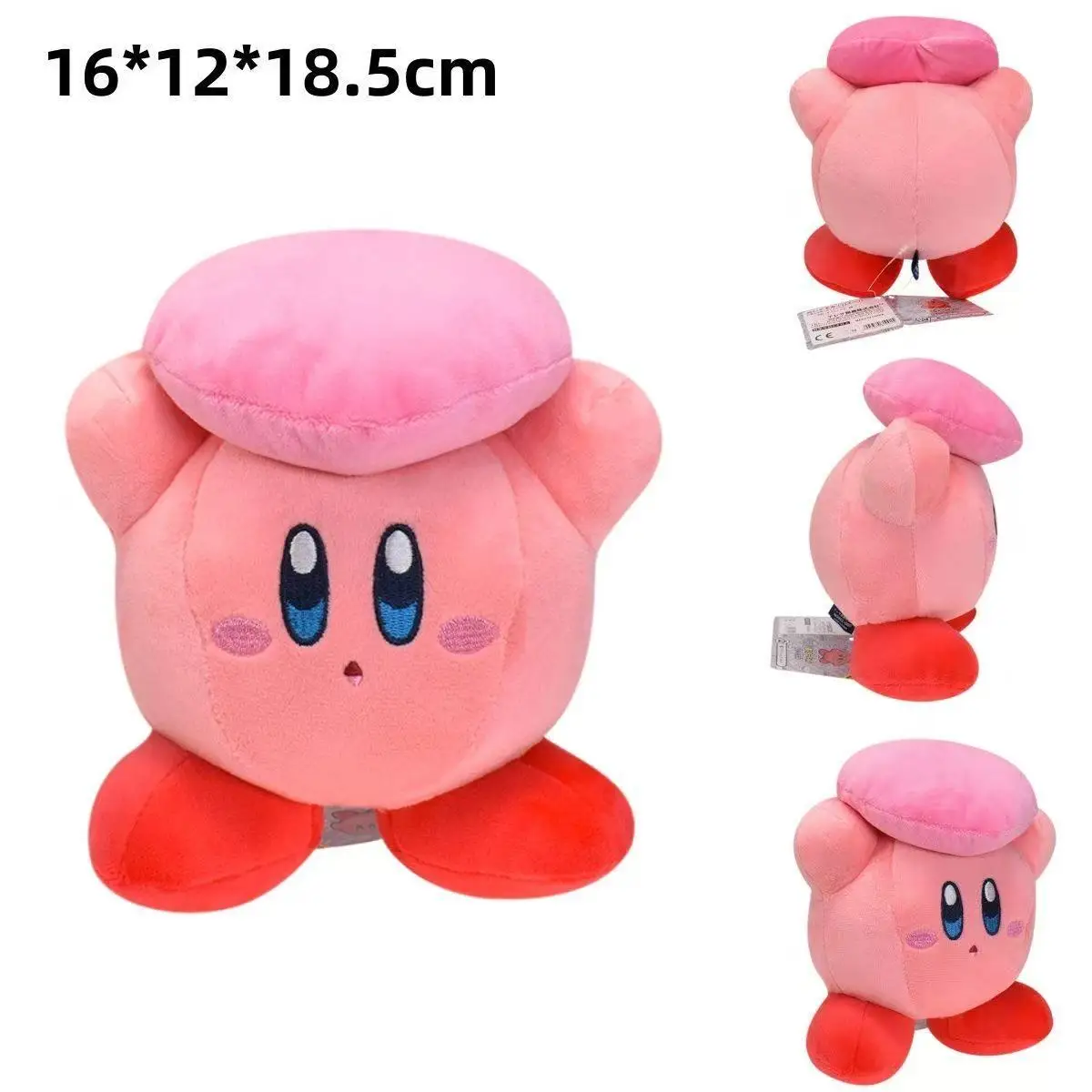 Cute Multicolor Kirby Plush Toy Kawaii Anime Star Kirby Sword Kirby Waddle Doo Elfilin Stuffed Doll Peluche Birthday Gifts