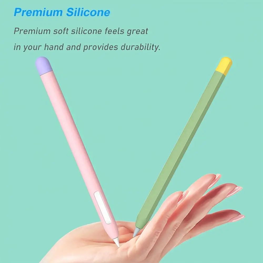 مقلمة سيليكون للكمبيوتر اللوحي مقاومة للصدمات ومقاومة للماء ومريحة ومضادة للانزلاق لقلم Apple Pro/2