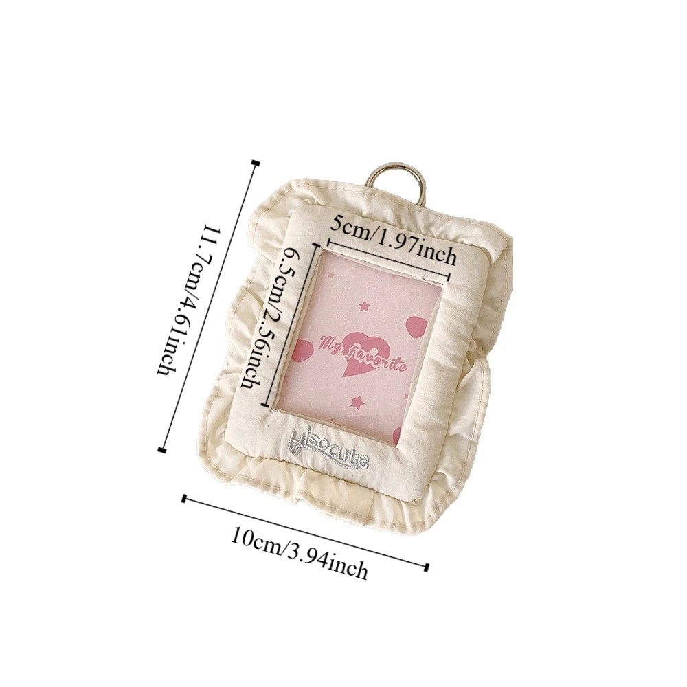 Hanging Korean Photocard Holder Decoration Korean Style Idol Card Display Protector With Keychain Picture Photo Photocard Frame