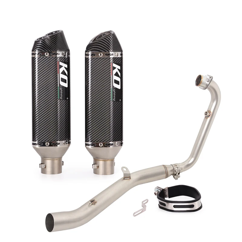 

Exhaust System For LIFAN ​LF150-5U 15-21 ​LF150-5W 22-23 Motorcycles Muffler Header Pipe Stainless Steel Connect Tube DB Killer