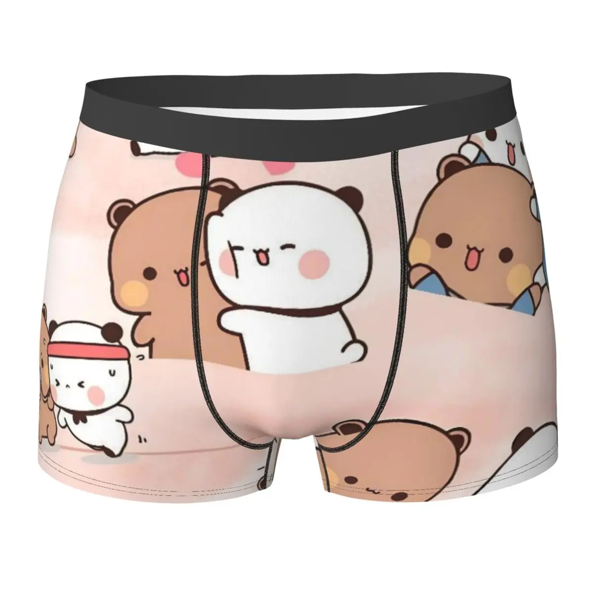 

Bubu Dudu Cute Cartoon Bear Character Underwear Kawaii Panda Print Boxer Shorts Hot Men Underpants Funny Shorts Briefs Present