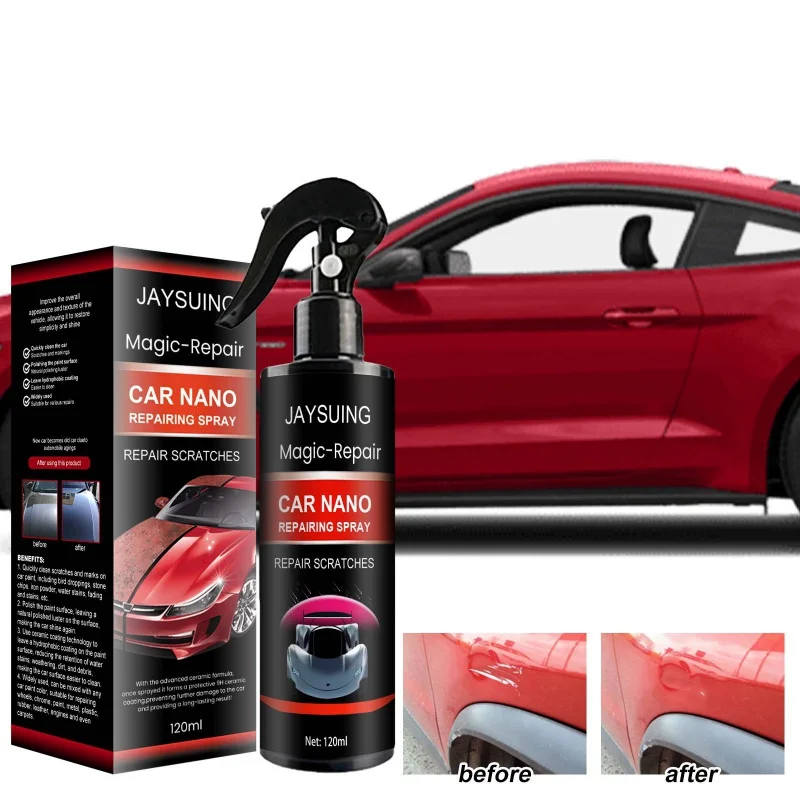 Car Coating Spray Polish Wax Nano Repairing Spray Super Hydrophobic Glass High-performance Coating Beauty Care Products