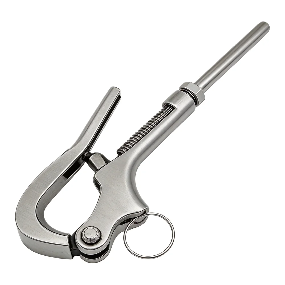 Marine Safety Applications 10MM Openable Pelican Hook Boat Marine Equipment Hook Marine Safety Component Robust Functionality