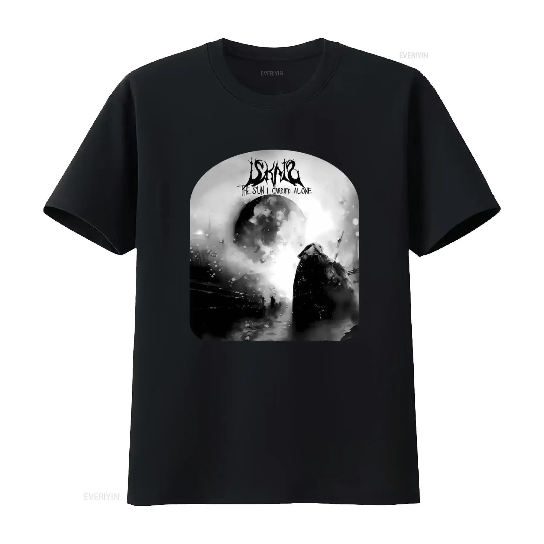 ISKALD The Sun I Carried Alone T Shirt XL Size Perfect for Fans of Azarath Chasm Urgehal Urfaust Inquisition vintage Washed