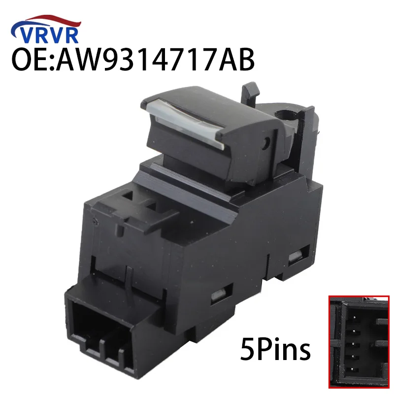 VRVR AW9314717AB Car Power Window Single Switch For Jaguar XJ 2010-2015 XF 2009-2015 XK 2006