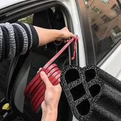 Layer Car Door Seal Strip Rubber Self Adhesive Sealing Strip Car Door Hood Trunk Anti-Dust Soundproofing Rubber Seal