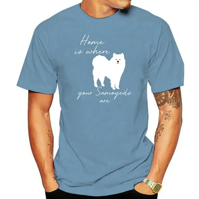 Home Is Where My Samoyeds Are T Shirts